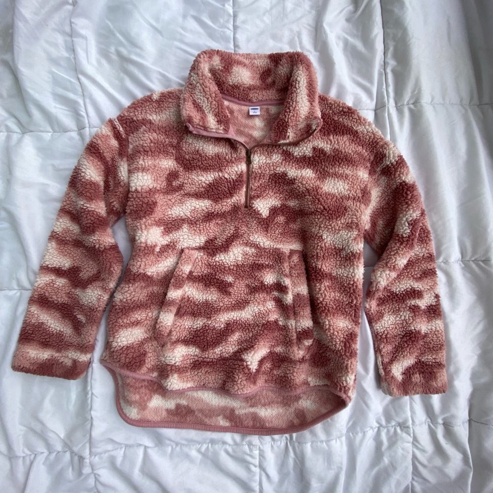 Old Navy cozy 3 quarter zip pullover